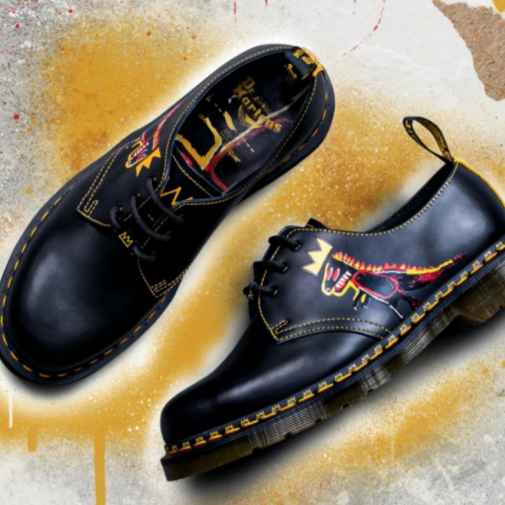 Dr. Martens x Jean-Michael Basquiat 1461 Derby Oxford Unisex SUPER RARE